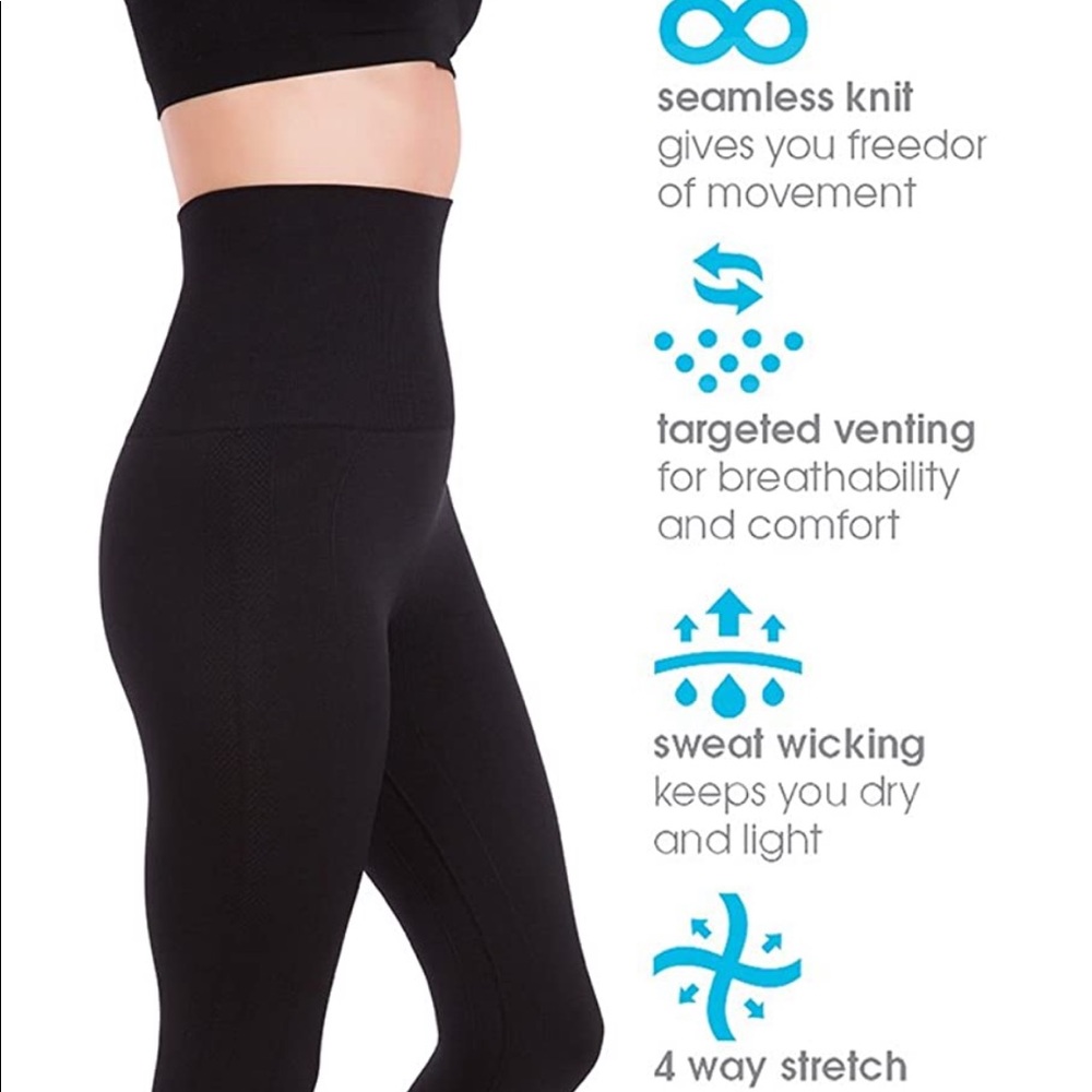 High Waist Tummy Compression Slimming Leggings